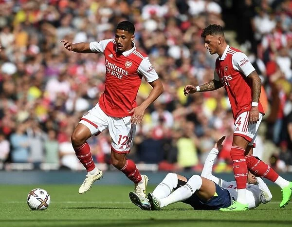 Arsenal's Saliba and White Face Off Against Tottenham in the 2022-23 Premier League