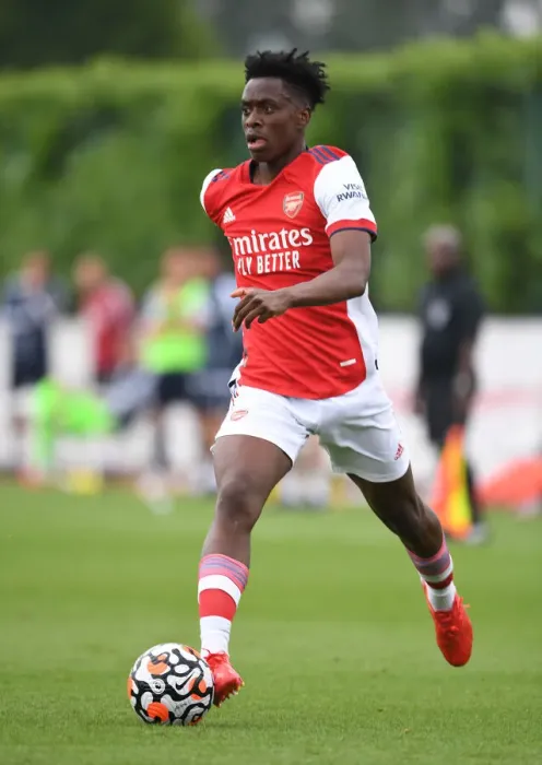 Framed Print : Arsenal's Sambi Shines in Pre-Season Victory Over Millwall Framed Print : Arsenal's Sambi Shines in Pre-Season Victory Over Millwall