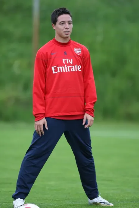 Framed Print : Arsenal's Samir Nasri at 2008 Training Camp, Austria