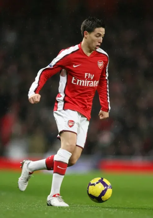 Framed Print : Arsenal's Samir Nasri Faces Defeat Against Chelsea in Premier League Clash at Emirates Stadium (November 2009)