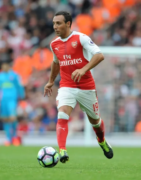 Framed Print : Arsenal's Santi Cazorla in Action: Arsenal vs. Southampton (2016-17) Framed Print : Arsenal's Santi Cazorla in Action: Arsenal vs. Southampton (2016-17)