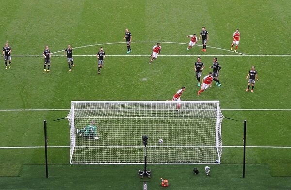 Arsenal's Santi Cazorla Scores Decisive Penalty in 2-0 Win over Southampton (2016-17)