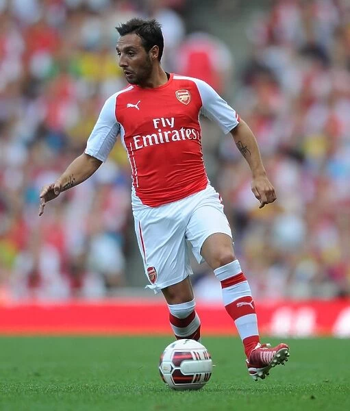 Arsenal's Santi Cazorla Shines in Emirates Cup Clash Against AS Monaco (2014)