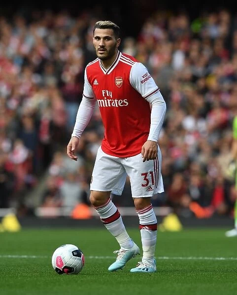 Arsenal's Sead Kolasinac in Action against AFC Bournemouth, Premier League 2019-20