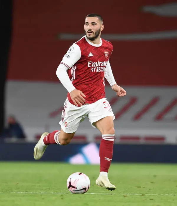 Framed Print : Arsenal's Sead Kolasinac in Action at Emirates Stadium Against West Ham United (2020-21) Framed Print : Arsenal's Sead Kolasinac in Action at Emirates Stadium Against West Ham United (2020-21)
