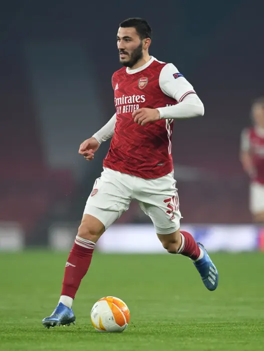 Framed Print : Arsenal's Sead Kolasinac in Action against Molde FK in UEFA Europa League Framed Print : Arsenal's Sead Kolasinac in Action against Molde FK in UEFA Europa League