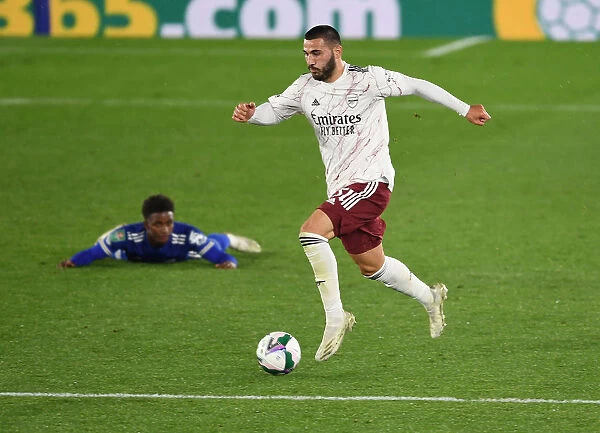 Arsenal's Sead Kolasinac in Carabao Cup Clash Against Leicester City