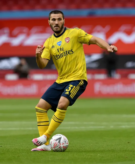 Framed Print : Arsenal's Sead Kolasinac Clashes with Sheffield United in FA Cup Quarterfinal Showdown Framed Print : Arsenal's Sead Kolasinac Clashes with Sheffield United in FA Cup Quarterfinal Showdown