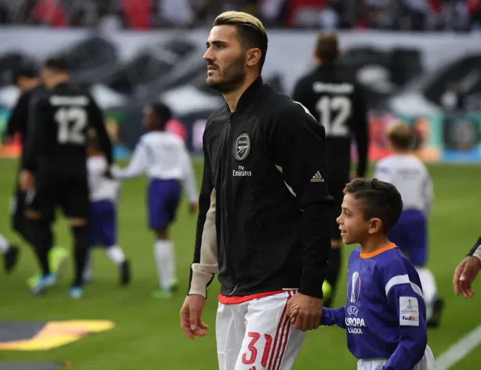Framed Print : Arsenal's Sead Kolasinac Prepares for Eintracht Frankfurt Clash in Europa League Group F
