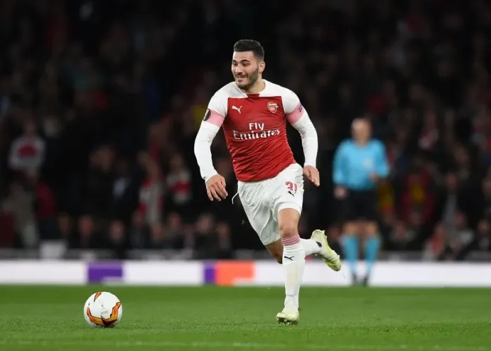 Framed Print : Arsenal's Sead Kolasinac in UEFA Europa League Semi-Final Action vs Valencia Framed Print : Arsenal's Sead Kolasinac in UEFA Europa League Semi-Final Action vs Valencia