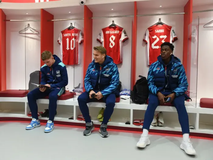 Framed Print : Arsenal's Smith Rowe, Odegaard, and Sambi Prepare for Carabao Cup Showdown against Liverpool