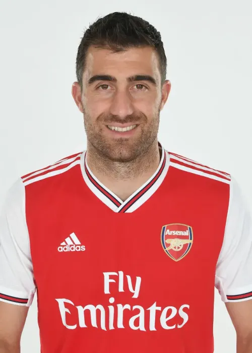 Framed Print : Arsenal's Sokratis at 2019-2020 Pre-Season Training