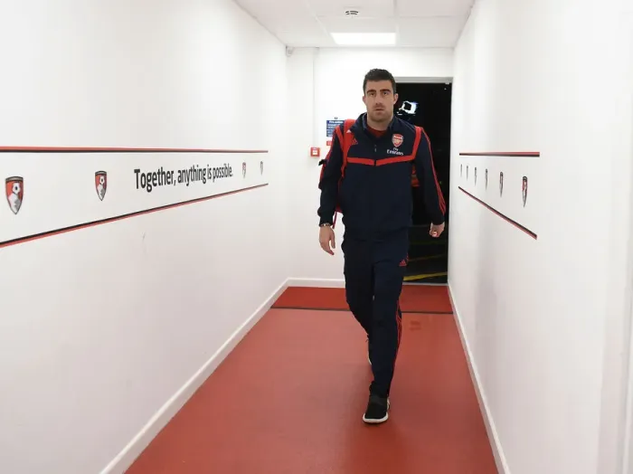 Framed Print : Arsenal's Sokratis Arrives at Vitality Stadium for FA Cup Fourth Round Match vs AFC Bournemouth Framed Print : Arsenal's Sokratis Arrives at Vitality Stadium for FA Cup Fourth Round Match vs AFC Bournemouth