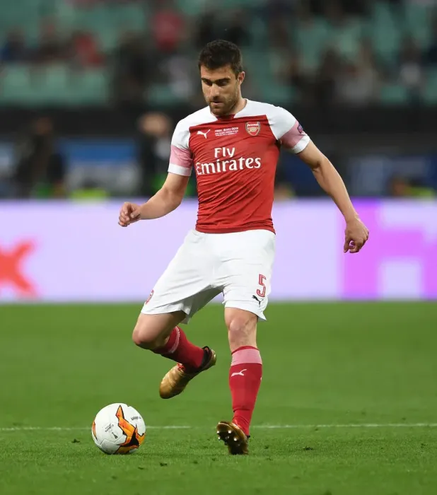 Framed Print : Arsenal's Sokratis in the Europa League Showdown Against Chelsea (Baku 2019 - Arsenal v Chelsea) Framed Print : Arsenal's Sokratis in the Europa League Showdown Against Chelsea (Baku 2019 - Arsenal v Chelsea)