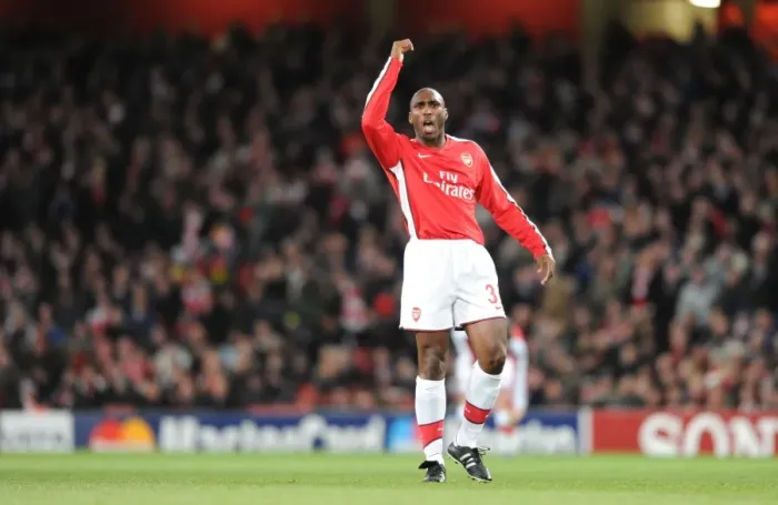 Framed Print : Arsenal's Sol Campbell Leads Historic 5-0 UEFA Champions League Victory over FC Porto Framed Print : Arsenal's Sol Campbell Leads Historic 5-0 UEFA Champions League Victory over FC Porto