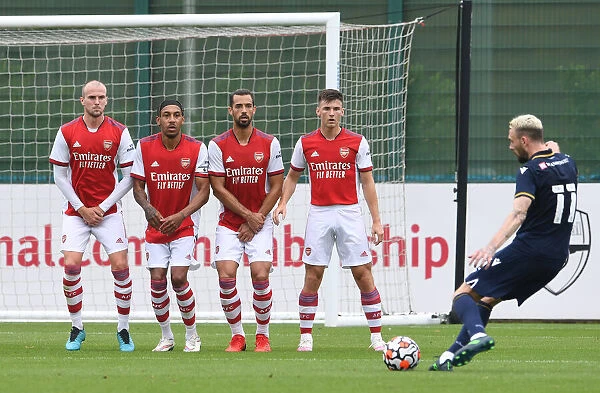 Arsenal's Star Quartet: Aubameyang, Holding, Mari, and Tierney Unite in Pre-Season Training