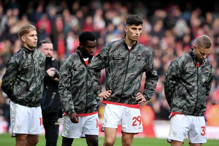 Framed Print : Arsenal's Star Quartet: Smith Rowe, Nketiah, Havertz, Zinchenko Unite for Battle against Sheffield United (2023-24) Framed Print : Arsenal's Star Quartet: Smith Rowe, Nketiah, Havertz, Zinchenko Unite for Battle against Sheffield United (2023-24)