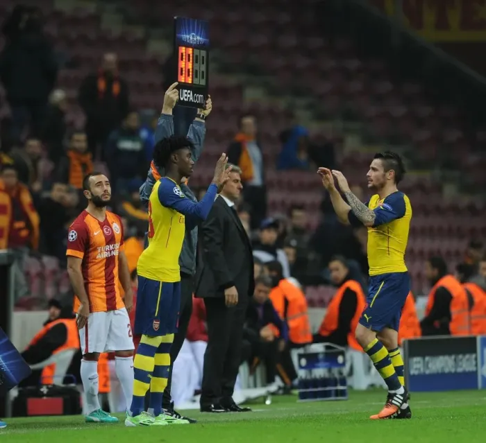 Framed Print : Arsenal's Stefan O'Connor Replaces Debuchy in Galatasaray Clash, UEFA Champions League, Istanbul, Turkey (December 2014) Framed Print : Arsenal's Stefan O'Connor Replaces Debuchy in Galatasaray Clash, UEFA Champions League, Istanbul, Turkey (December 2014)