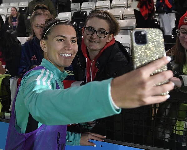 Arsenal's Steph Catley and Excited Fan Share Unforgettable Selfie Moment after FA Cup Quarterfinal Match