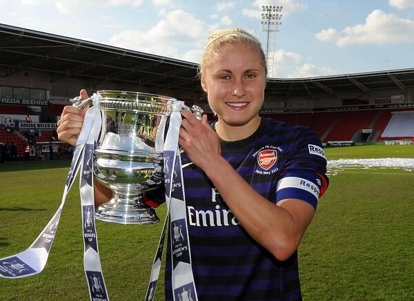Arsenal's Steph Houghton Lifts FA Womens Cup After Victory Over Bristol Academy