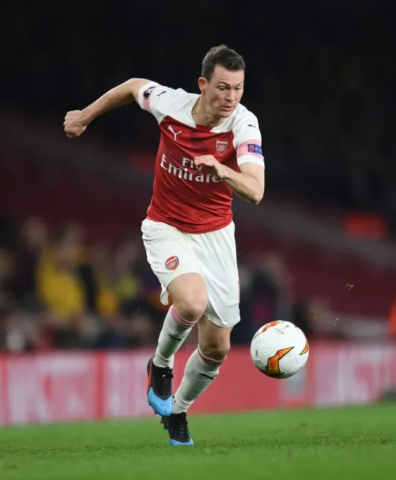 Framed Print : Arsenal's Stephan Lichtsteiner in Europa League Action against BATE Borisov Framed Print : Arsenal's Stephan Lichtsteiner in Europa League Action against BATE Borisov