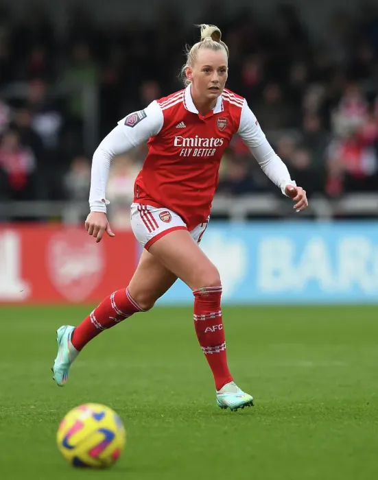 Framed Print : Arsenal's Stina Blackstenius in Action during FA Women's Super League Match against Everton, 2022-23 Season Framed Print : Arsenal's Stina Blackstenius in Action during FA Women's Super League Match against Everton, 2022-23 Season