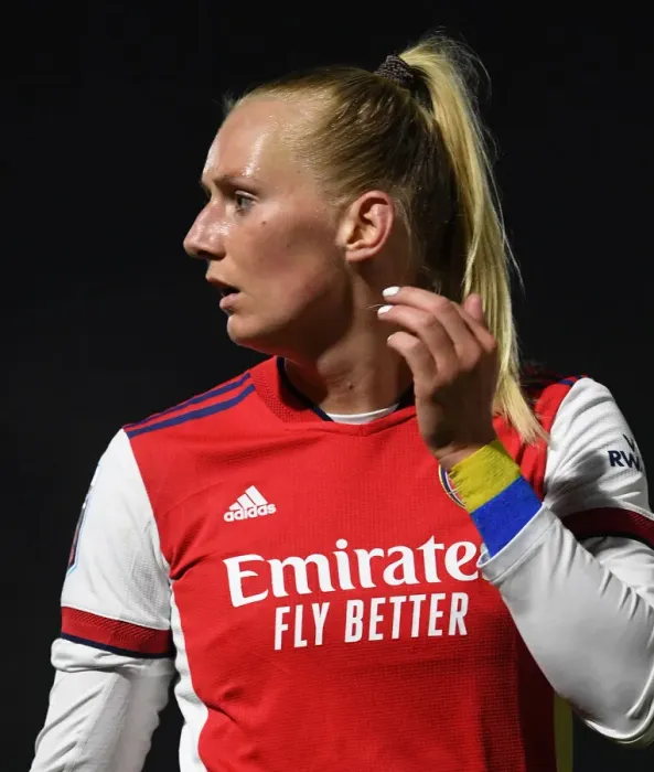 Framed Print : Arsenal's Stina Blackstenius in Action: FA WSL Showdown Against Reading Women Framed Print : Arsenal's Stina Blackstenius in Action: FA WSL Showdown Against Reading Women