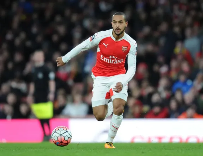 Framed Print : Arsenal's Theo Walcott in FA Cup Action: Arsenal vs Burnley at Emirates Stadium (January 2016) Framed Print : Arsenal's Theo Walcott in FA Cup Action: Arsenal vs Burnley at Emirates Stadium (January 2016)