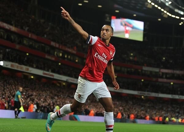 Arsenal's Theo Walcott Scores Fourth Goal in Capital One Cup Victory over Coventry City