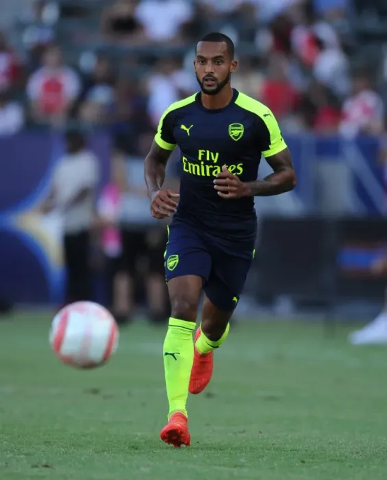 Framed Print : Arsenal's Theo Walcott Shines in Pre-Season Clash Against Chivas
