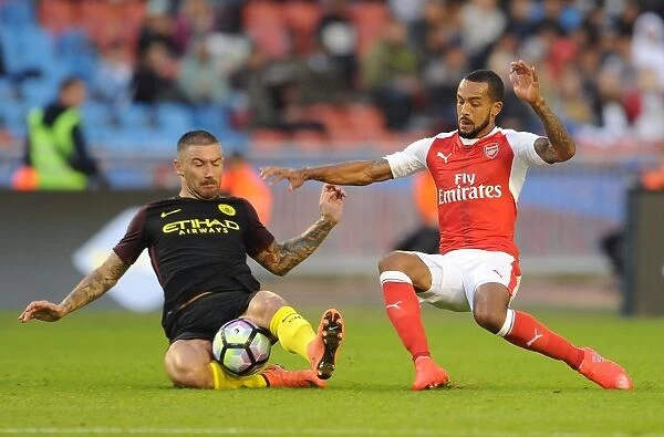 Arsenal's Theo Walcott vs. Manchester City's Kolarov: A 2016 Pre-Season Showdown
