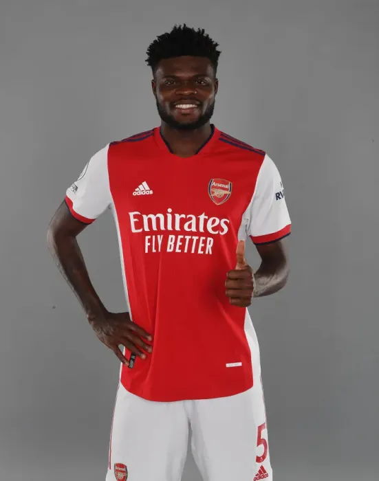 Framed Print : Arsenal's Thomas Partey at 2021-22 First Team Photocall Framed Print : Arsenal's Thomas Partey at 2021-22 First Team Photocall