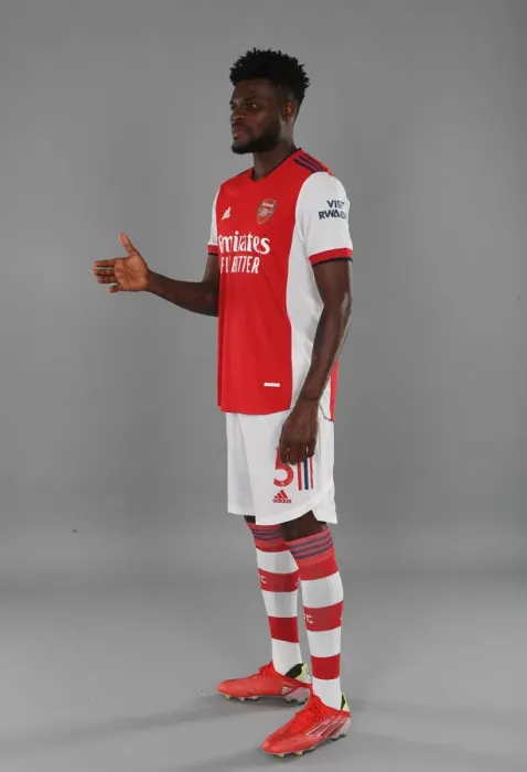 Framed Print : Arsenal's Thomas Partey at 2021-22 First Team Photocall