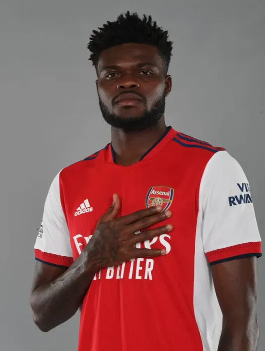 Framed Print : Arsenal's Thomas Partey at 2021-22 First Team Photocall
