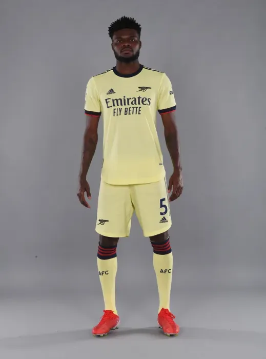 Framed Print : Arsenal's Thomas Partey at 2021-22 Team Photocall