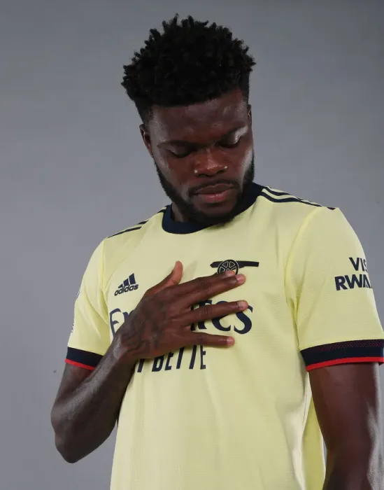 Framed Print : Arsenal's Thomas Partey at 2021-22 Team Photocall