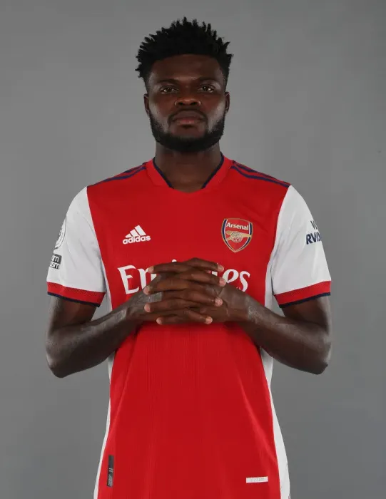 Framed Print : Arsenal's Thomas Partey at 2021-22 Team Photocall