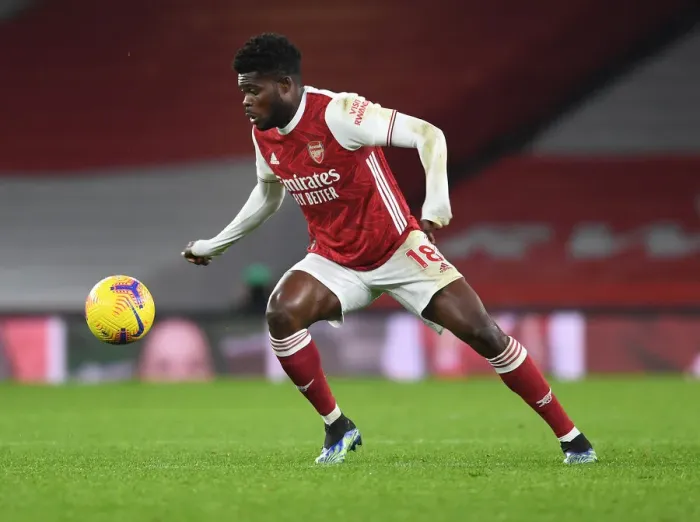 Framed Print : Arsenal's Thomas Partey in Action against Crystal Palace in Empty Emirates Stadium - Premier League 2021 Framed Print : Arsenal's Thomas Partey in Action against Crystal Palace in Empty Emirates Stadium - Premier League 2021
