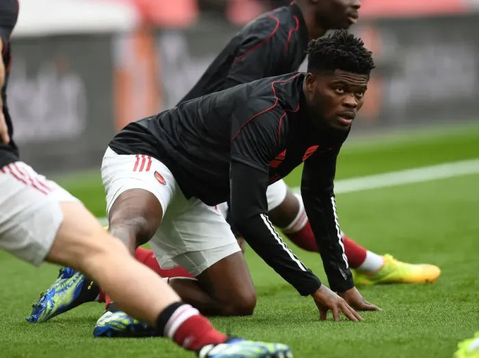 Framed Print : Arsenal's Thomas Partey Gears Up for Arsenal v Tottenham Premier League Clash Framed Print : Arsenal's Thomas Partey Gears Up for Arsenal v Tottenham Premier League Clash
