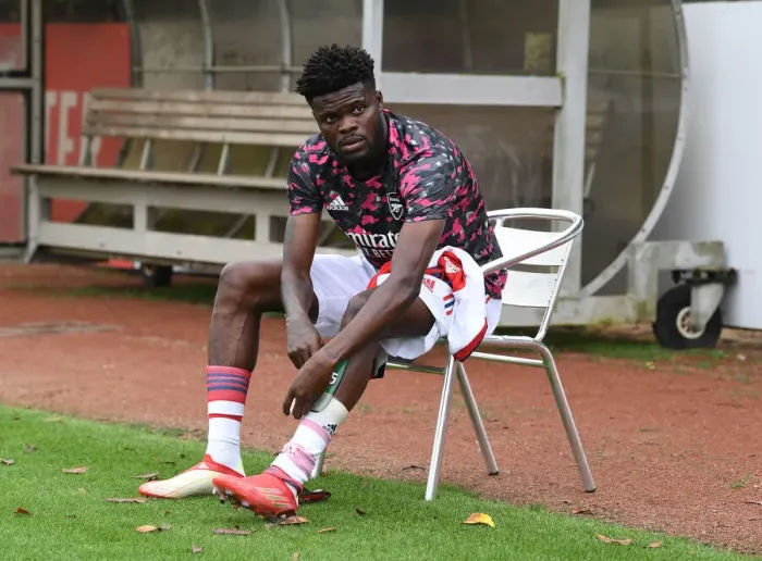 Framed Print : Arsenal's Thomas Partey Gears Up for Pre-Season: Arsenal vs Millwall, 2021