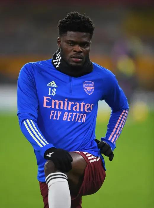 Framed Print : Arsenal's Thomas Partey Prepares for Wolverhampton Wanderers Clash in Premier League
