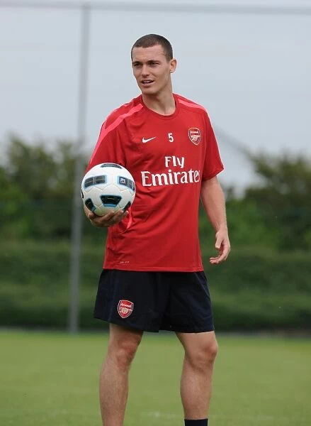 Arsenal's Thomas Vermaelen at London Colney Training Ground, 2010