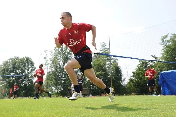 Arsenal's Thomas Vermaelen at Training Camp, Austria, July 2010