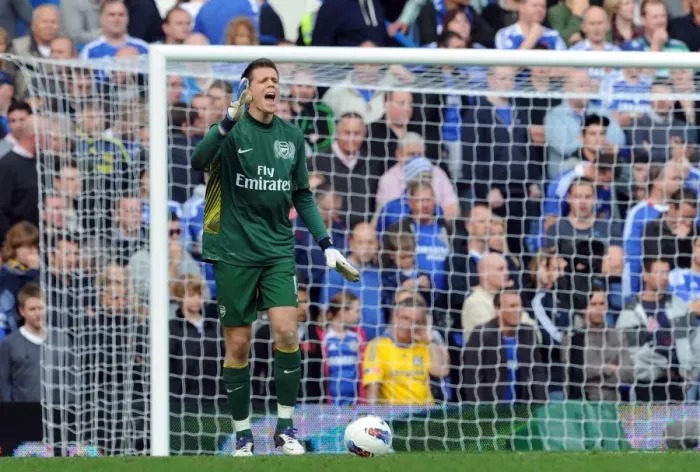 Framed Print : Arsenal's Thrilling 5-3 Victory Over Chelsea in the Premier League: Wojciech Szczesny's Unforgettable Performance