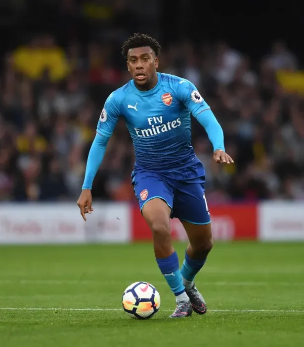 Framed Print : Arsenal's Thrilling Escape: Alex Iwobi's Game-Changing Performance vs. Watford in the Premier League