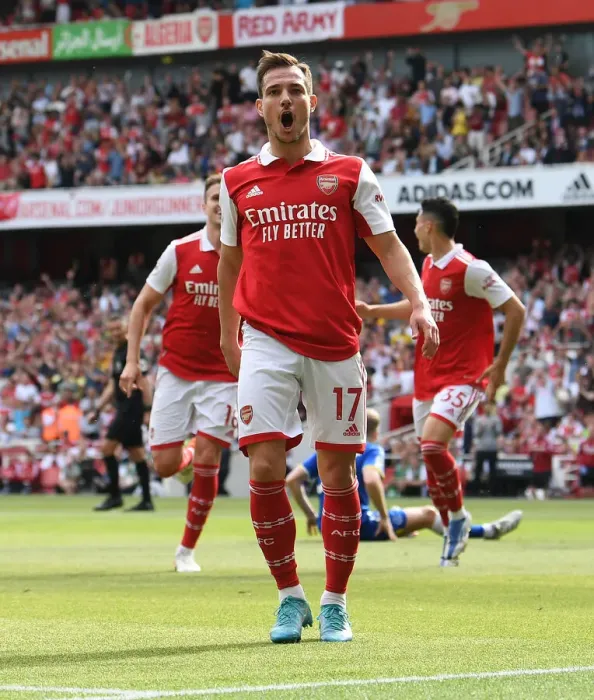 Framed Print : Arsenal's Thrilling Triumph: Cedric Soares Decisive Goal Secures Victory Over Everton (May 2022) Framed Print : Arsenal's Thrilling Triumph: Cedric Soares Decisive Goal Secures Victory Over Everton (May 2022)