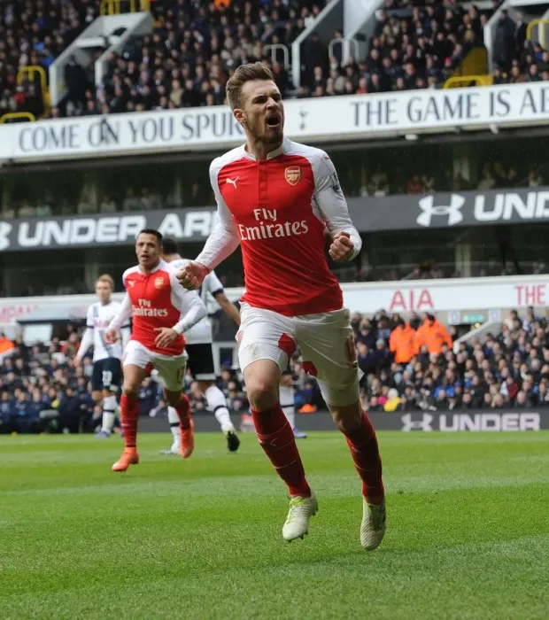 Framed Print : Arsenal's Thrilling Victory: Aaron Ramsey's Unforgettable Goal vs. Tottenham Hotspur (2015-16) Framed Print : Arsenal's Thrilling Victory: Aaron Ramsey's Unforgettable Goal vs. Tottenham Hotspur (2015-16)