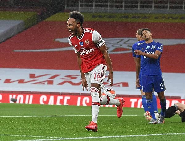 Arsenal's Thrilling Victory: Aubameyang's Goal Secures Three Points Against Leicester City (2019-2020)