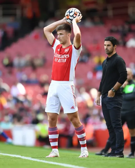 Framed Print : Arsenal's Tierney Shines: Determination in Arsenal vs Chelsea Pre-Season Clash