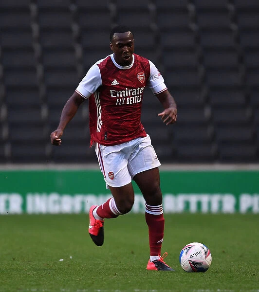 Arsenal's Tolaji Bola in Action during MK Dons Pre-Season Friendly, August 2020